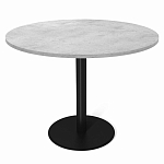 Стол обеденный с круглой светло-серой столешницей Harris Collection варинант исполнения - 1 | Loft Concept в Тюмени