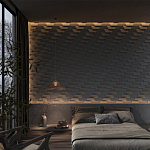 Гипсовая 3D Панель FIN варинант исполнения - 2 | Loft Concept в Тюмени