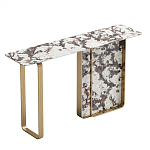 Консоль с прямоугольной мраморной столешницей Vivian Console варинант исполнения - 1 | Loft Concept в Тюмени