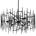 Люстра черная остроконечной формы Black Satin варинант исполнения - 5 | Loft Concept в Тюмени