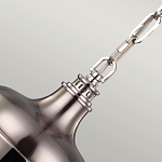 Подвесной светильник со стальным плафоном и белым матовым стеклянным шаром Feiss варинант исполнения - 4 | Loft Concept в Тюмени