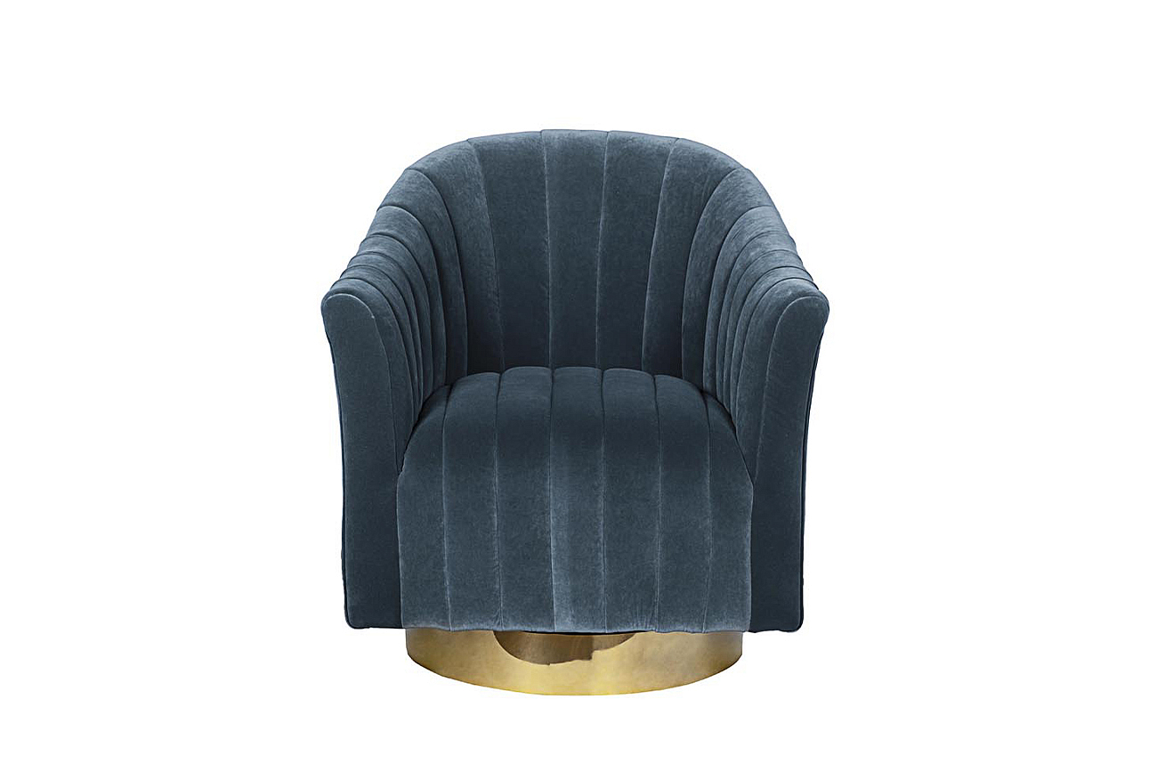 Кресло Civic Space BLUE VELOUR Кресло Civic Space BLUE VELOUR - Loft-Concept в Тюмени