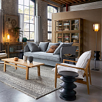 Фигурный приставной столик черного цвета AMORPHOUS варинант исполнения - 6 | Loft Concept в Тюмени