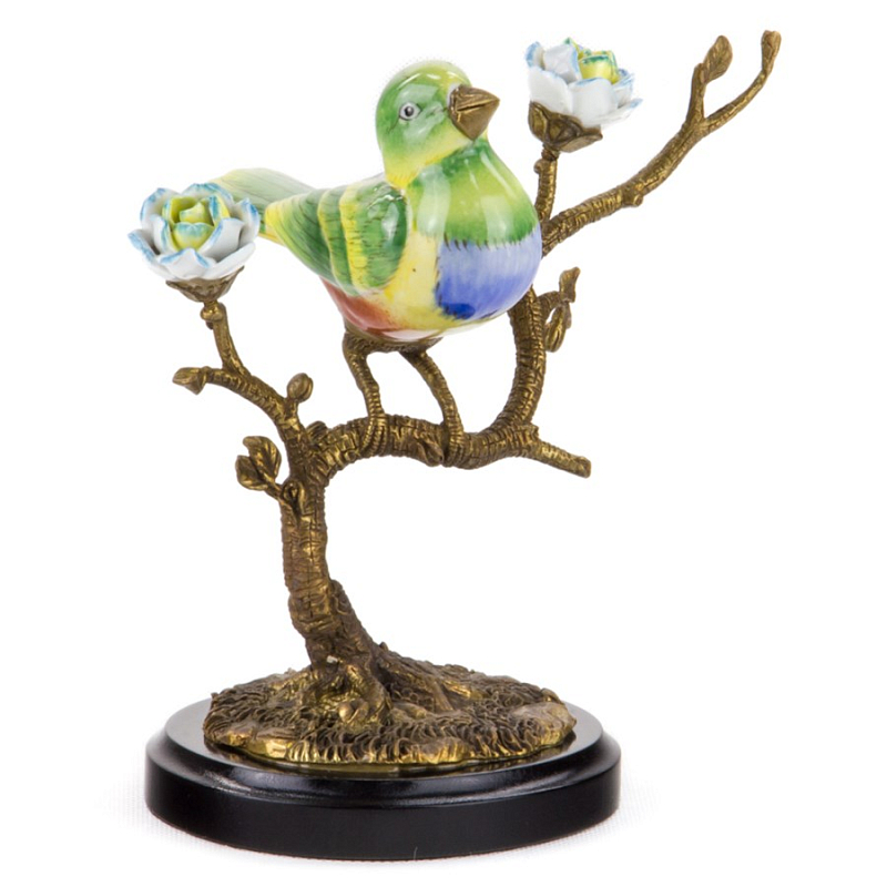 Статуэтка Light Green Bird Мульти Бронза Статуэтка Light Green Bird Мульти Бронза в Тюмени | Loft Concept