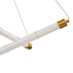 Светодиодная люстра Trumpet Tube Brass  варинант исполнения - 3 | Loft Concept в Тюмени