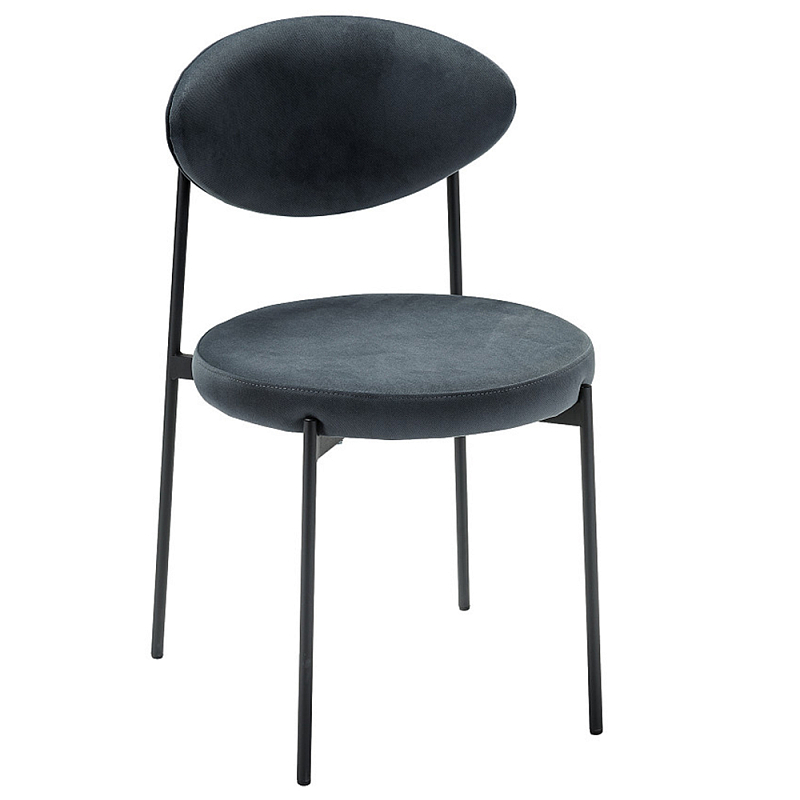 Стул металлический с мягкой спинкой и сиденьем из велюра Alfie Chair Мульти Стул металлический с мягкой спинкой и сиденьем из велюра Alfie Chair Мульти в Тюмени | Loft Concept