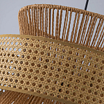 Подвесной светильник с абажуром из натуральных материалов Light Inside the Cell варинант исполнения - 7 | Loft Concept в Тюмени