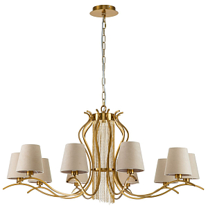 Люстра с абажурами из велюровой ткани Gracy D101 см