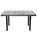 Стол обеденный из натурального мрамора Marble BW Accent Table варинант исполнения - 1 | Loft Concept в Тюмени