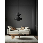 Подвесной вязаный черный светильник «Моника» варинант исполнения - 3 | Loft Concept в Тюмени