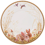 Чайная пара из фарфора с изображением собаки и зайцев 300 мл Hunting Porcelain Collection 2 варинант исполнения - 3 | Loft Concept в Тюмени