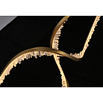 Подвесной светильник обрамленный элементами в виде кристаллов Smooth Shine варинант исполнения - 4 | Loft Concept в Тюмени