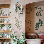 Обои ручная роспись Botanical Studies Cutter colourway варинант исполнения - 3 | Loft Concept в Тюмени