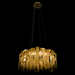 Люстра круглая подвесная с металлическими дугами и длинными цепочками 80 см Atlantis Chain варинант исполнения - 13 | Loft Concept в Тюмени