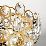 Люстра подвесная из золотых колец 57 см Golden Circles варинант исполнения - 8 | Loft Concept в Тюмени