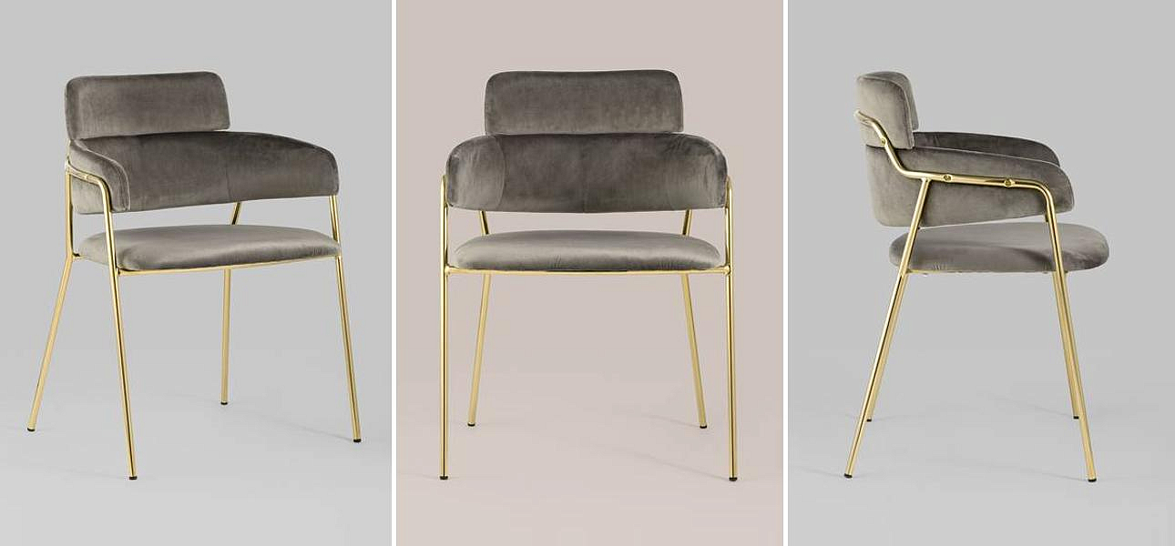 Polina chair Коричневый велюр Polina chair Коричневый велюр - Loft-Concept в Тюмени