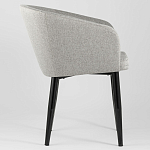 Мягкое кресло на металлических ножках Shaggy Grey варинант исполнения - 2 | Loft Concept в Тюмени