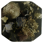 Шкатулка из эпоксидной смолы с цветами черная Epoxy Resin Square Box Black варинант исполнения - 1 | Loft Concept в Тюмени