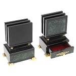 Настольный письменный набор из нефрита в подарочной коробке Victorious варинант исполнения - 11 | Loft Concept в Тюмени