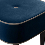 Квадратный мягкий пуф на черных ножках Winton Pouf Square варинант исполнения - 10 | Loft Concept в Тюмени