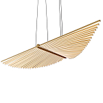 Люстра в виде распахнутых крыльев из тонких металлических планок Flight of Freedom варинант исполнения - 4 | Loft Concept в Тюмени