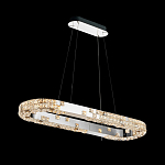 Люстра овальная с мозаичным хрустальным оформлением Sparks of Crystal варинант исполнения - 4 | Loft Concept в Тюмени