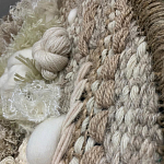 Круглый Вязанный Гобелен Абстракция Breath of Mist Wall Hanging варинант исполнения - 2 | Loft Concept в Тюмени