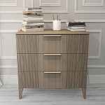 Комод коричневого цвета с 3-мя ящиками Harper Line варинант исполнения - 1 | Loft Concept в Тюмени