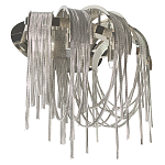 Бра с металиическими цепочками и дугообразными элементами Atlantis Chain варинант исполнения - 5 | Loft Concept в Тюмени