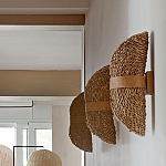 Бра плетеное из ротанга Chainmail варинант исполнения - 1 | Loft Concept в Тюмени