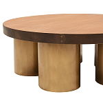 Круглый кофейный стол Stokes Coffee Table варинант исполнения - 3 | Loft Concept в Тюмени