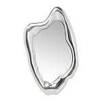 Зеркало в серебряной раме Liquid Iron варинант исполнения - 1 | Loft Concept в Тюмени