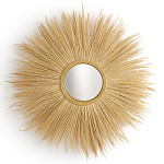 Зеркало с бахромой из растительных волокон WICKER MIRROR 120 варинант исполнения - 1 | Loft Concept в Тюмени