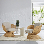 Приставной столик белого цвета Bead варинант исполнения - 4 | Loft Concept в Тюмени