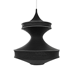 Подвесной вязаный черный светильник «Моника» варинант исполнения - 1 | Loft Concept в Тюмени