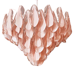 Люстра из стекляных розовых лепестков Petalled Illuminator варинант исполнения - 3 | Loft Concept в Тюмени