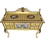 Комод деревянный Illustration of flowers варинант исполнения - 2 | Loft Concept в Тюмени