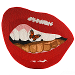 Картина вышивка бисером Grill Cut Out With Butterfly варинант исполнения - 1 | Loft Concept в Тюмени