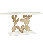 Консоль прямоугольная белая с основанием в виде кактуса Cactus варинант исполнения - 1 | Loft Concept в Тюмени