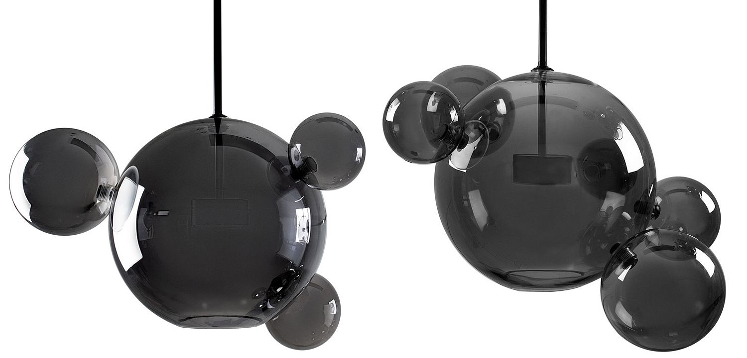 Люстра Bolle Circular Chandelier 14 BUBBLE Giopato & Coombes smoky Люстра Bolle Circular Chandelier 14 BUBBLE Giopato & Coombes smoky - Loft-Concept в Тюмени