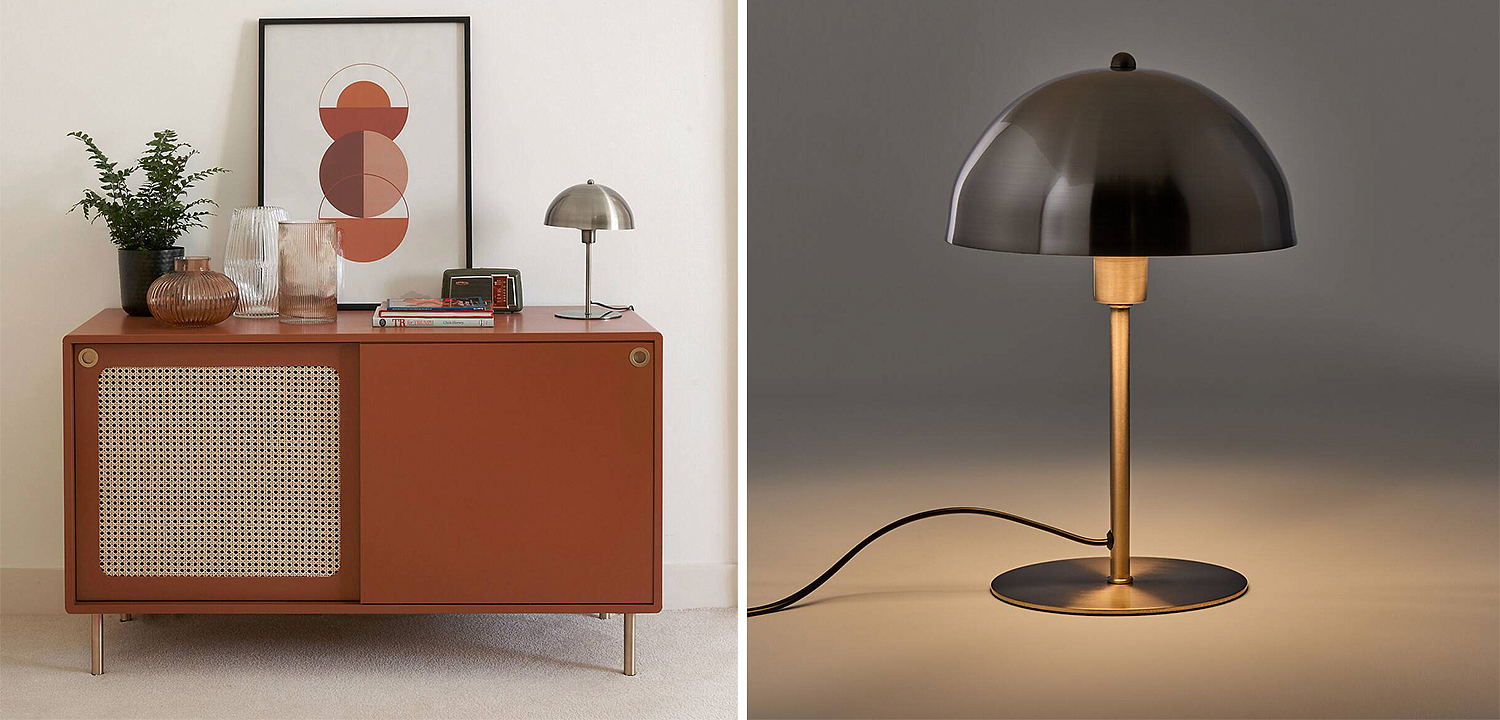 Настольная лампа Umbel Table Lamp Gray Настольная лампа Umbel Table Lamp Gray - Loft-Concept в Тюмени