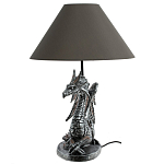 Настольная лампа с абажуром Дракон Silver Dragon варинант исполнения - 4 | Loft Concept в Тюмени