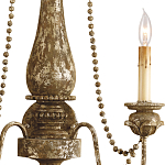 Бра состаренное с нитями из бусин Aged Silhouette варинант исполнения - 1 | Loft Concept в Тюмени