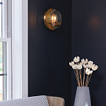 Бра округлой формы с многогранным стеклянным плафоном Hinkley варинант исполнения - 11 | Loft Concept в Тюмени