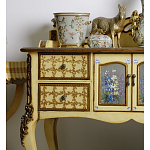 Комод деревянный Illustration of flowers варинант исполнения - 5 | Loft Concept в Тюмени