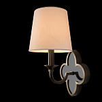 Бра с белым текстильным абажуром и фигурным основанием с зеркальной вставкой Vitorino варинант исполнения - 15 | Loft Concept в Тюмени