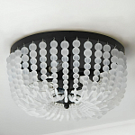 Потолочный светильник круглый с стеклянными бусинами Uniformity варинант исполнения - 3 | Loft Concept в Тюмени