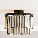 Потолочный светильник с подвесами из перламутра Unique Shine Effect варинант исполнения - 2 | Loft Concept в Тюмени