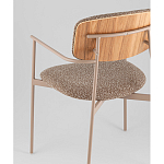 Стул Doe с подклокотниками коричневый варинант исполнения - 3 | Loft Concept в Тюмени