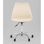 Офисный стул на металлическом основании EGGERY Beige пластик варинант исполнения - 5 | Loft Concept в Тюмени